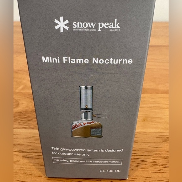 NEW!! Snow Peak- Mini Flame Nocturne. Brand new in box. Never been used - Picture 3 of 6